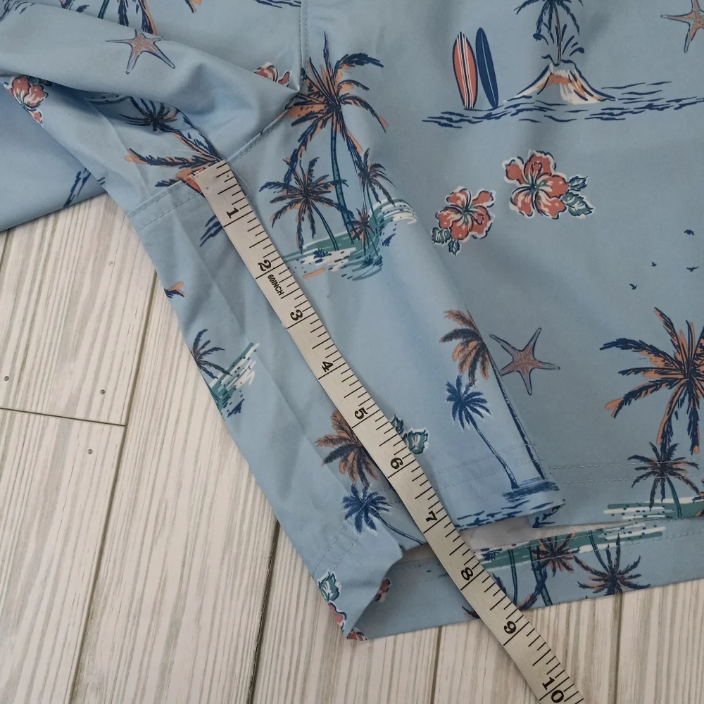 Sonoma Goods For Life Palm Tree Tropical Swim Trunks